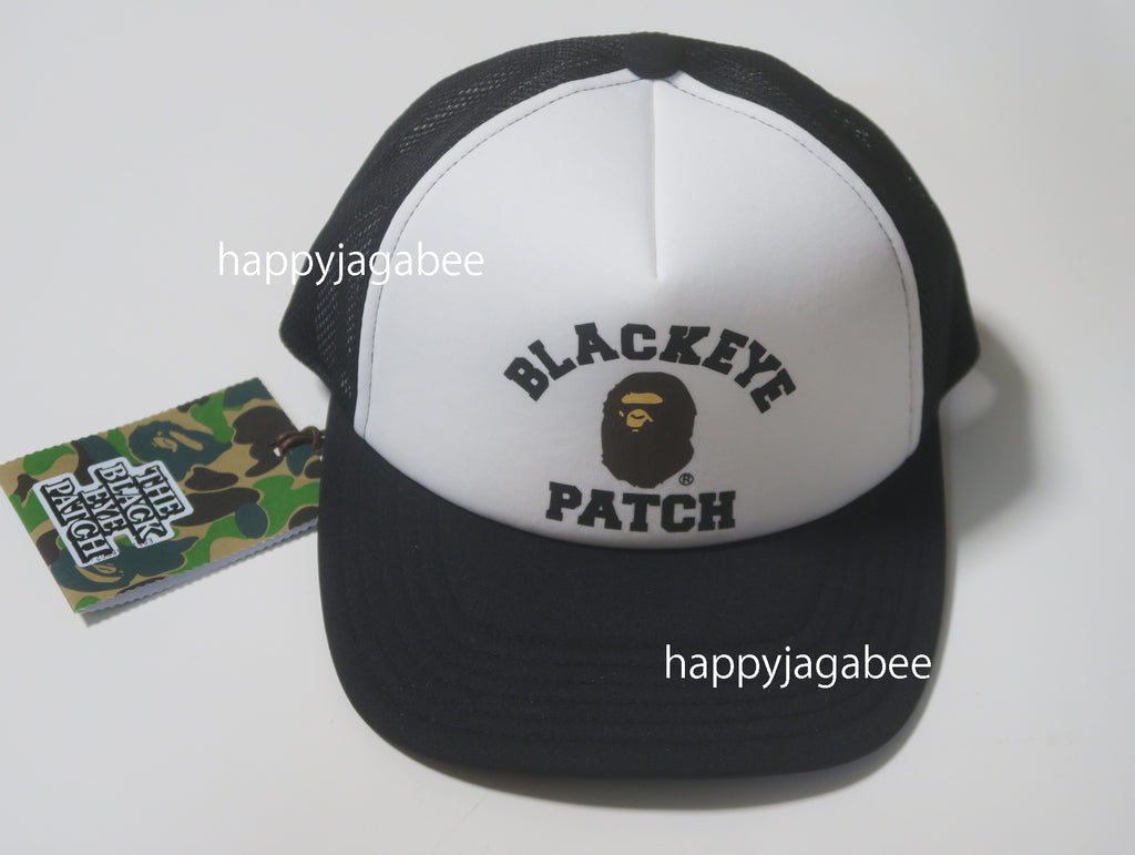 ⬛︎○ BAPE BLACK EYE PATCH COLLEGE MESH CAP 最大48%OFFクーポン - 帽子