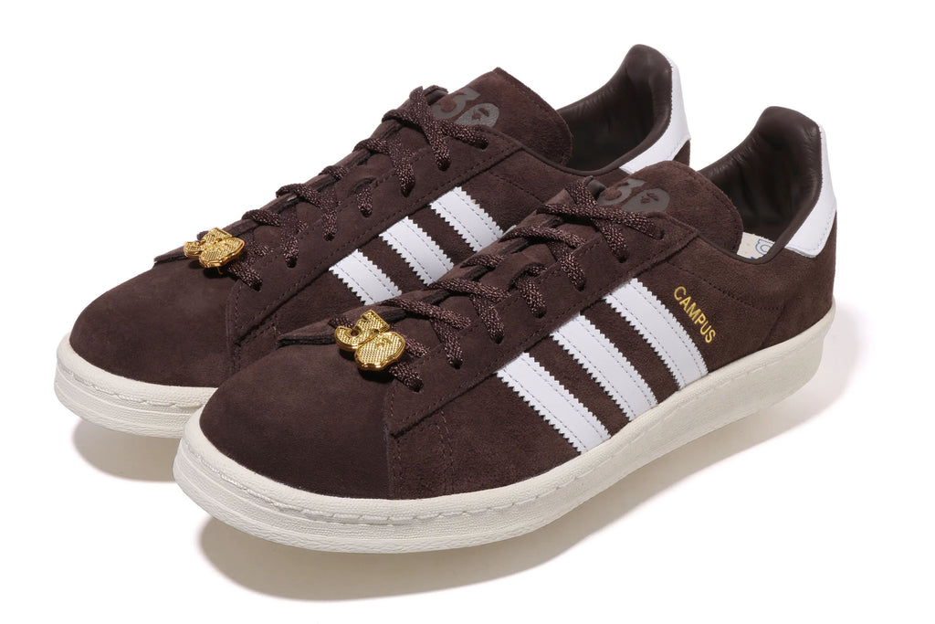 A BATHING APE BAPE x ADIDAS CAMPUS 80S BAPE BROWN – happyjagabee store