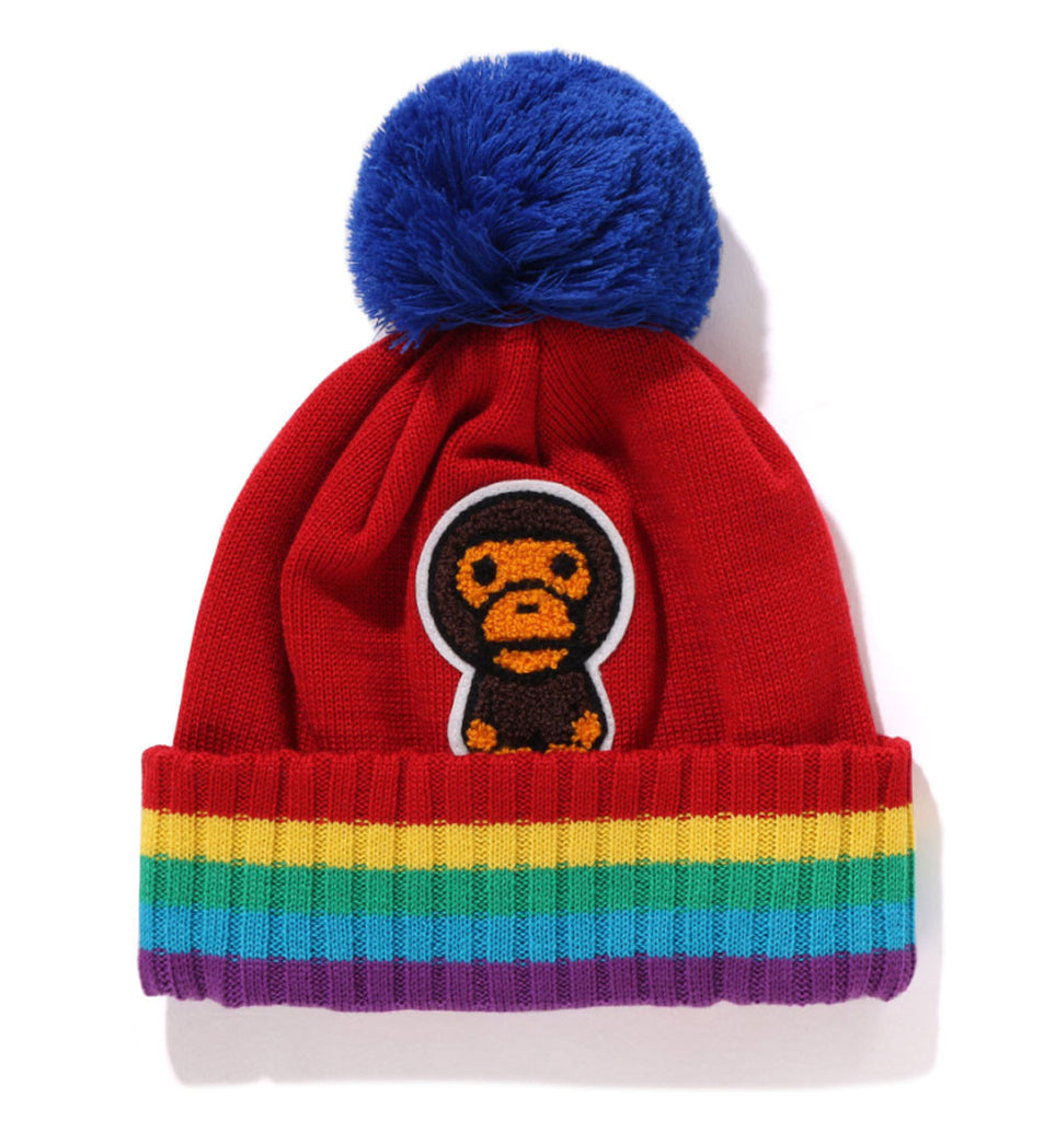 A BATHING APE BAPE KIDS BABY MILO PATCH KNIT CAP – happyjagabee store