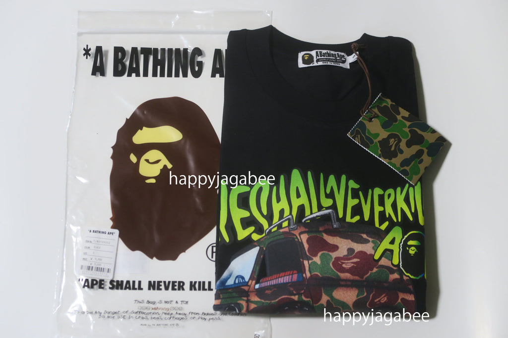 A BATHING APE BAPE CAR GRAPHIC TEE – happyjagabee store