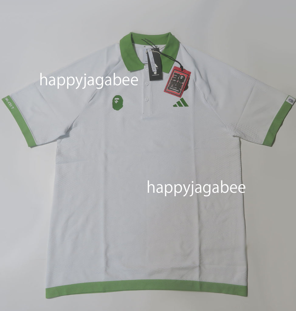 A BATHING APE BAPE x ADIDAS GOLF POLO ( RELAXED FIT