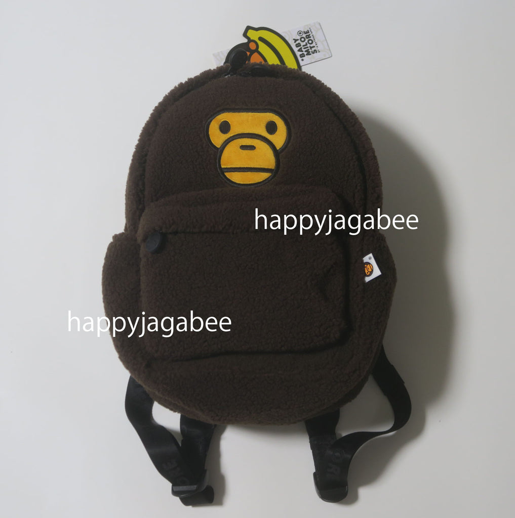 A BATHING APE BABY MILO STORE BABY MILO MINI FUR BACKPACK