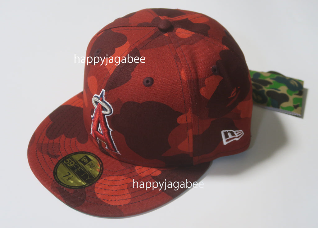 A BATHING APE BAPE x MLB x NEW ERA ANGELS 59FIFTY CAP