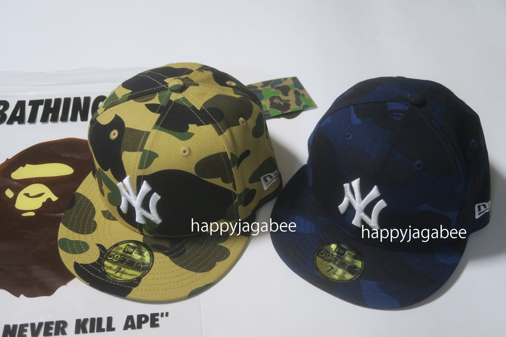 A BATHING APE BAPE x MLB x NEW ERA YANKEES 59FIFTY CAP