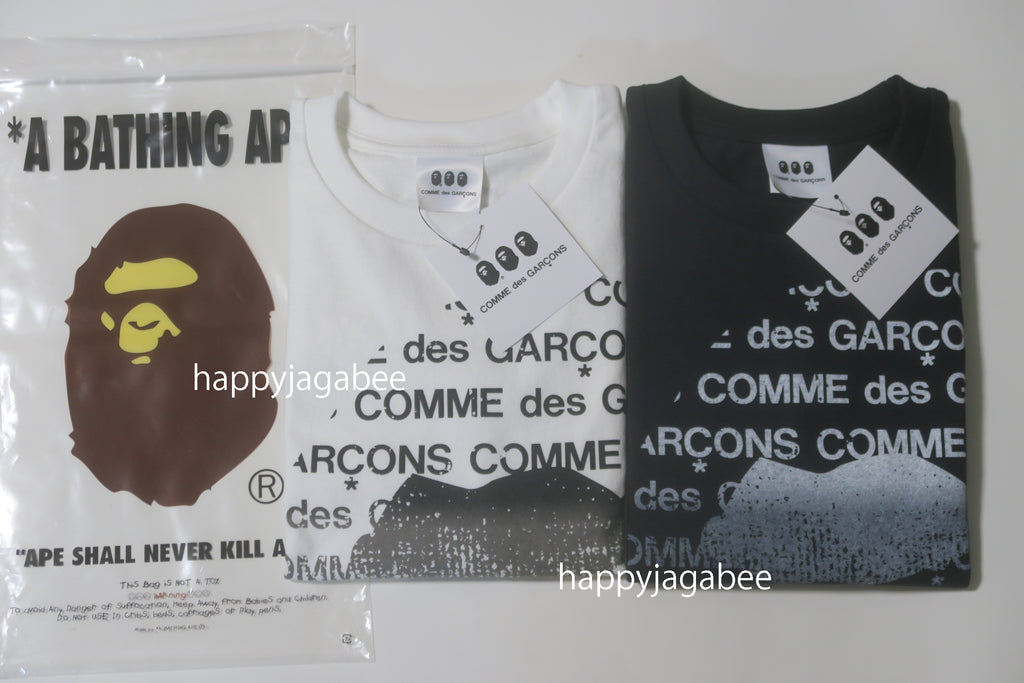 Comme des garcons x bape tee hotsell