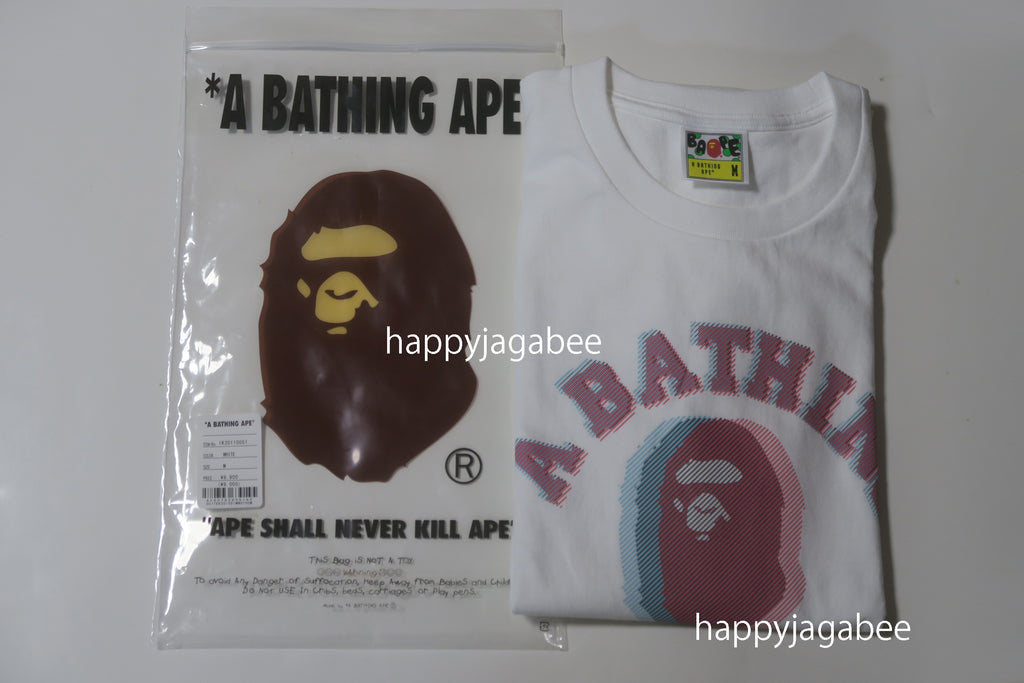 BAPE Reflector outlet Noise College Tee Black/Purple