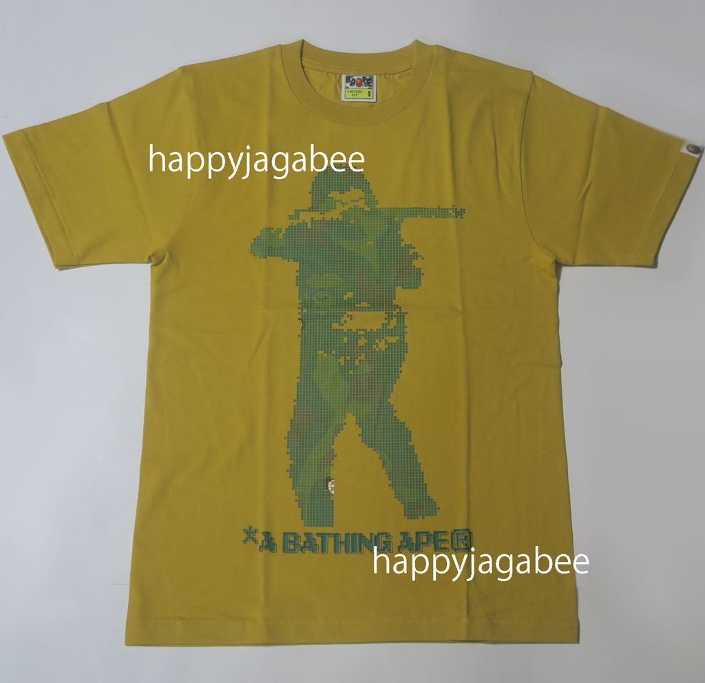 A BATHING APE BITMAP SOLDIER TEE happyjagabee store