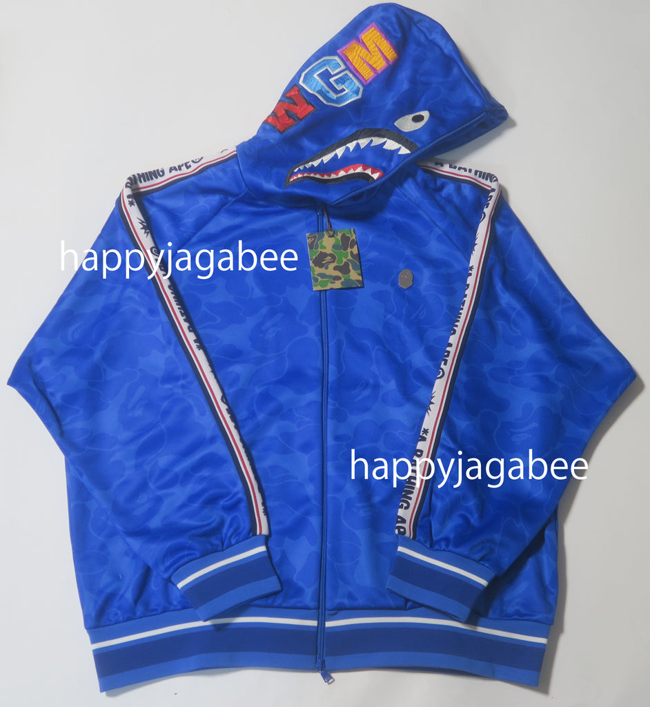 A BATHING APE SOLID CAMO RELAXED FIT SHARK FULL ZIP HOODIE – happyjagabee  store