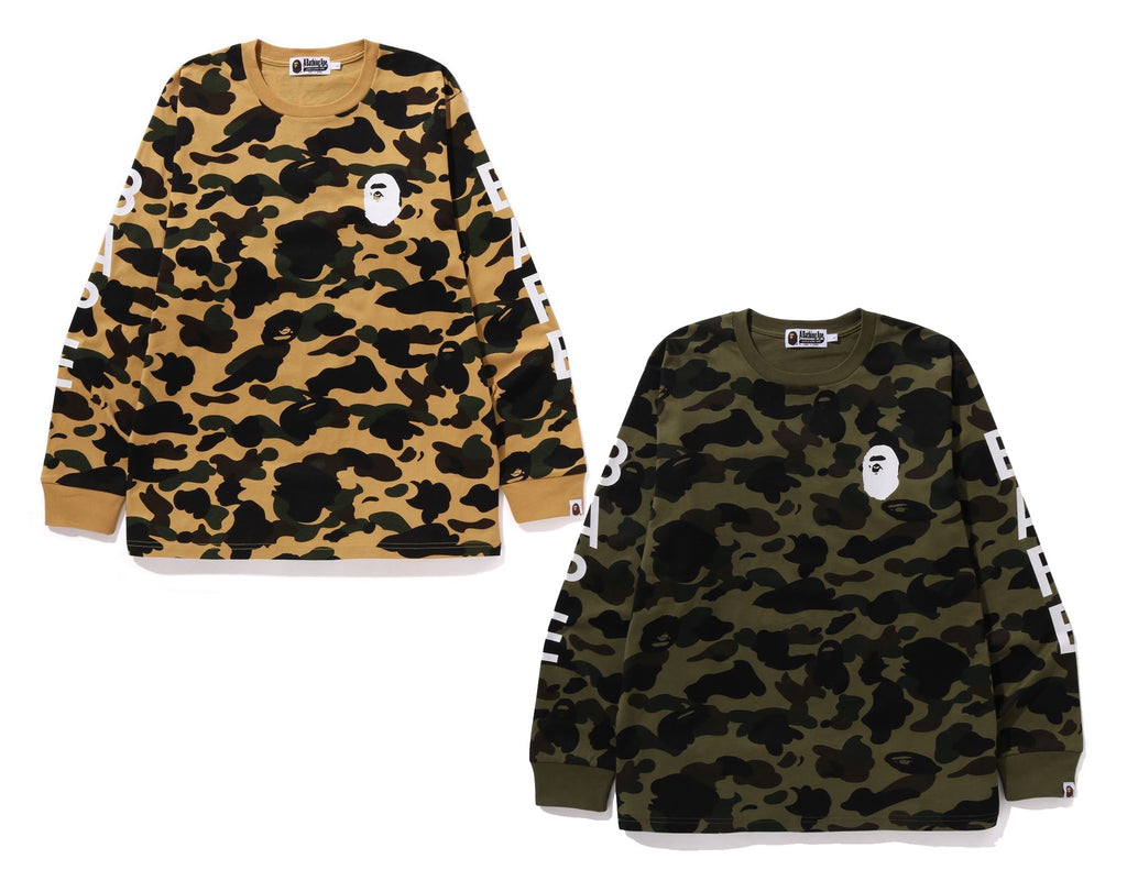 A BATHING APE 1ST CAMO L/S TEE – happyjagabee store