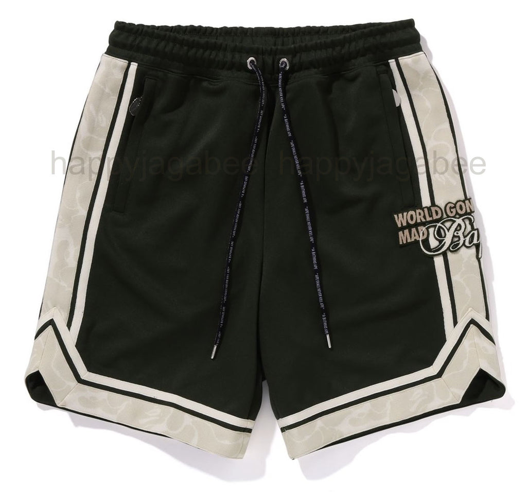 A BATHING APE BASEBALL JERSEY TRACK SHORTS – happyjagabee store