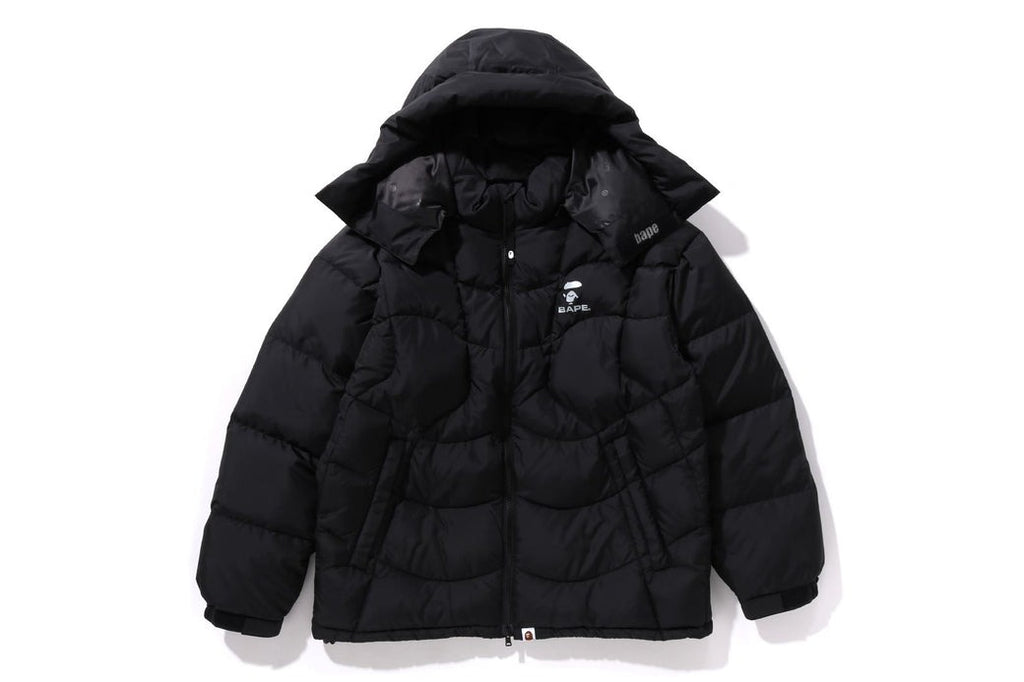 A BATHING APE BAPE STITCHING DOWN JACKET ( RELAXED FIT