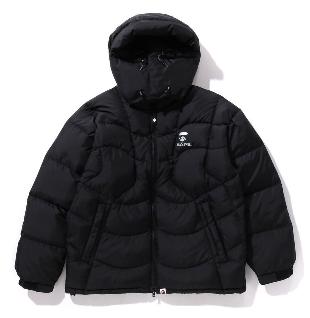 A BATHING APE BAPE STITCHING DOWN JACKET ( RELAXED FIT