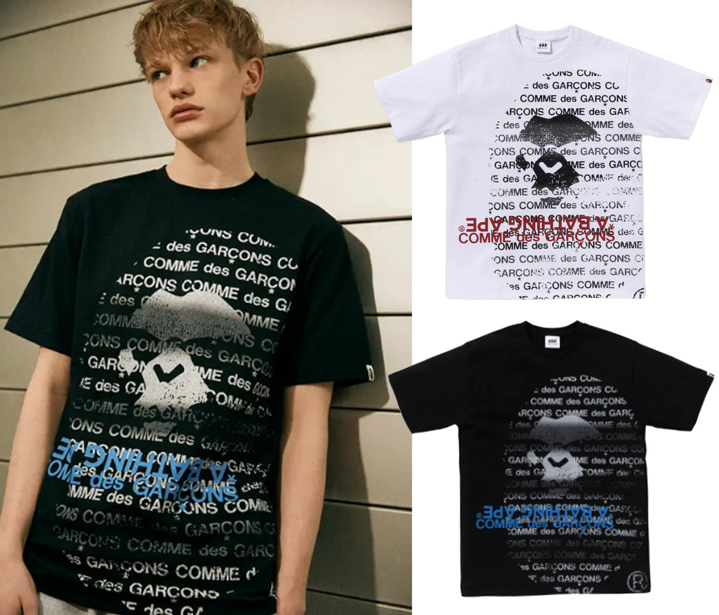 A BATHING APE BAPE x COMME des GARCONS CDG OSAKA TEE 2 happyjagabee store