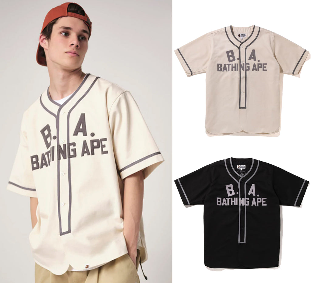 A Bathing Ape Baseball Jersey 2x