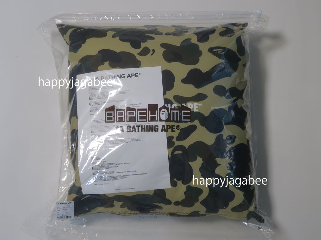 A BATHING APE Goods 1ST CAMO SHARK SQUARE CUSHION – happyjagabee store