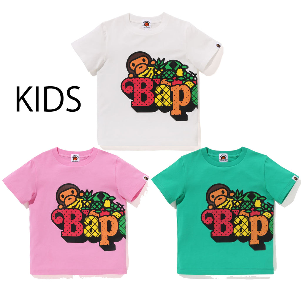 A BATHING APE BAPE KIDS BABY MILO FRUIT TEE