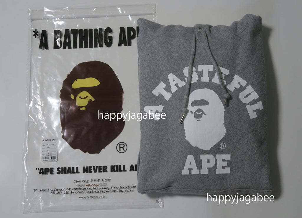 A BATHING APE BAPE x JJJJOUND RELAXED CLASSIC COLLEGE PULLOVER