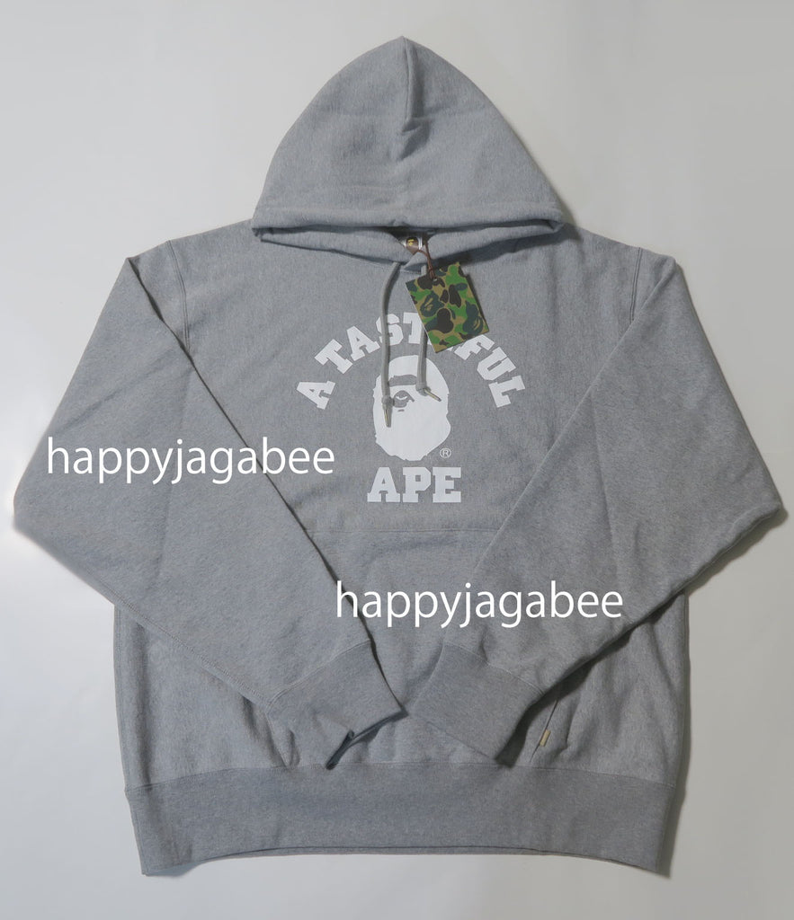 A BATHING APE BRUSH COLLEGE PULLOVER HOODIE – happyjagabee store