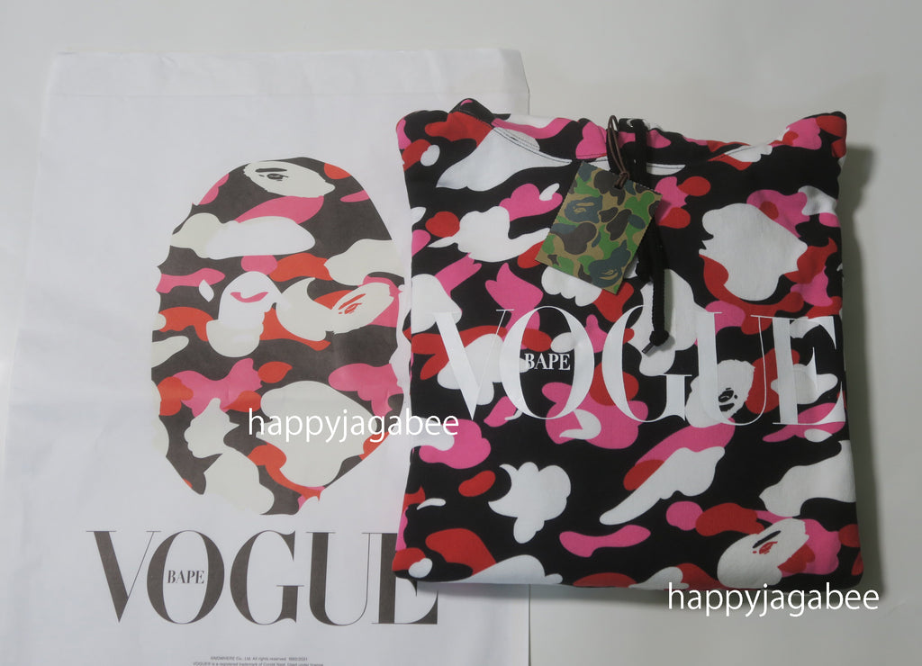 A BATHING APE VOGUE x BAPE PULLOVER HOODIE