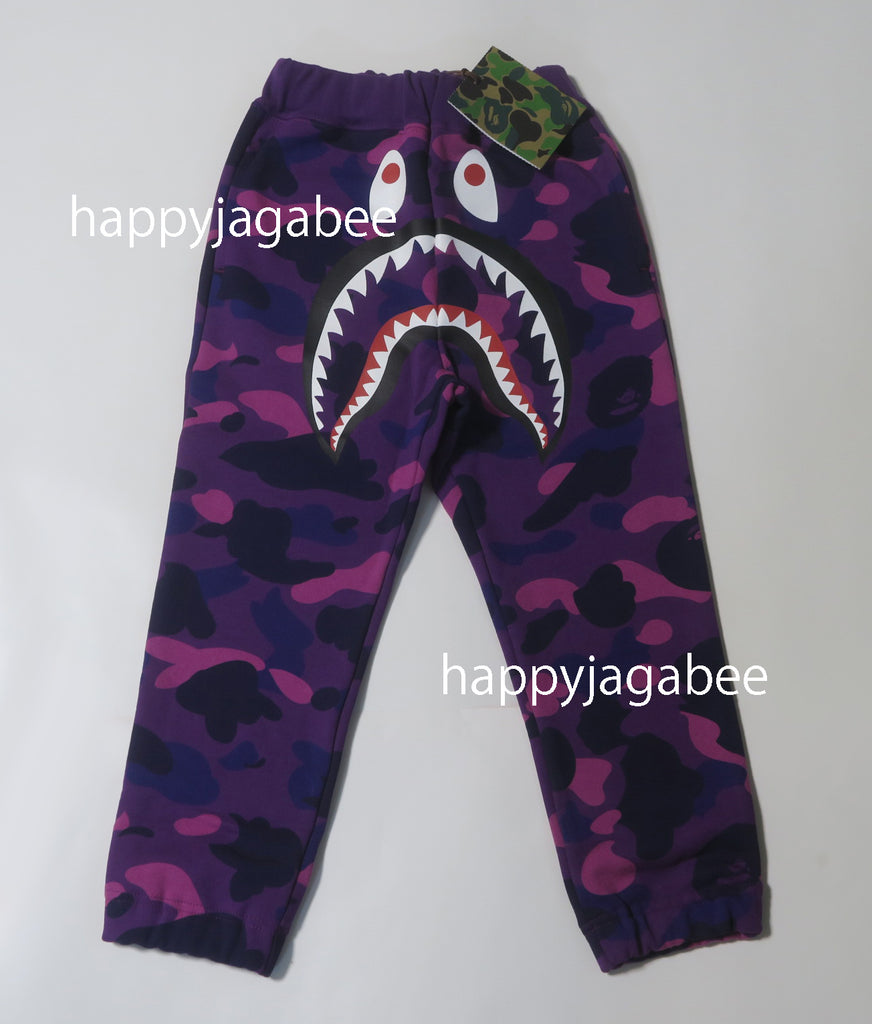 Bape Purple Shark Camo Sweatpants – VintageMeetsHype