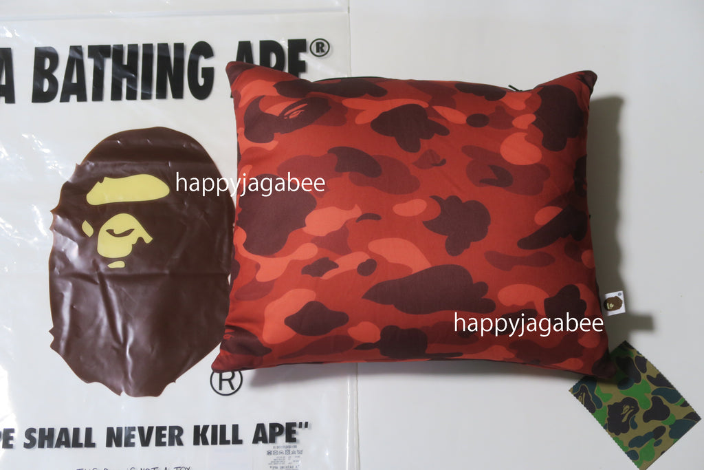 BAPE Color Camo 2Way Neck Pillow Purple