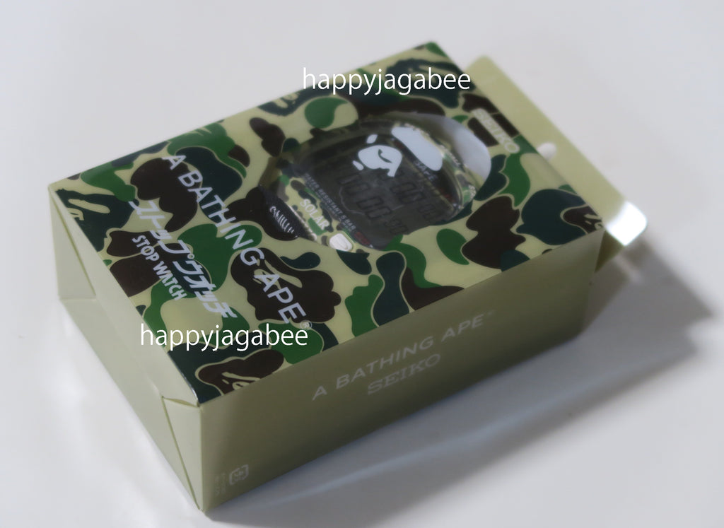 A BATHING APE x SEIKO ABC CAMO STOP WATCH