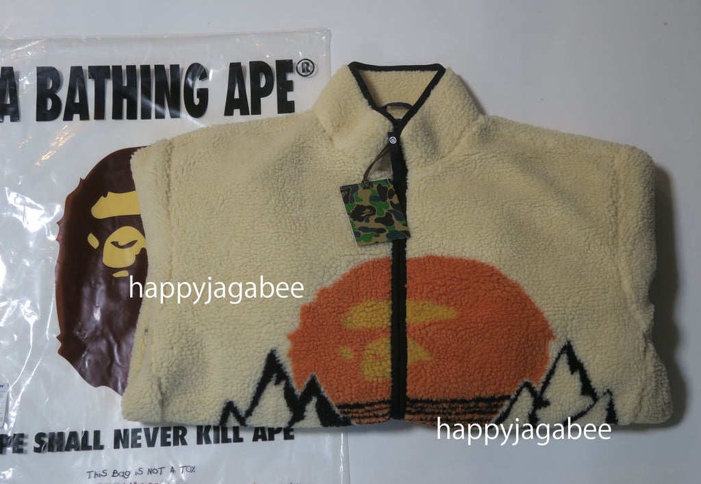 A BATHING APE BAPE MOUNTAIN RELAXED BOA JACKET