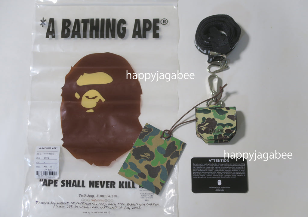 A BATHING APE ABC CAMO NECK STRAP for AIRPODS PRO AIR PODS