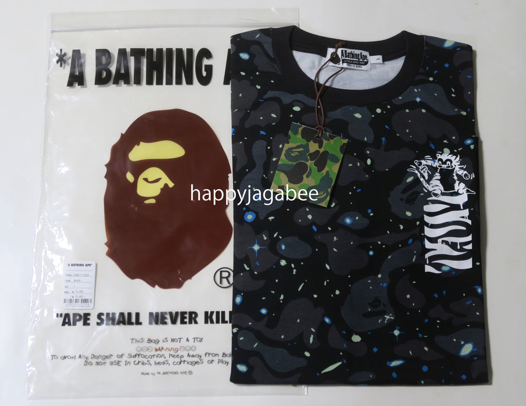 A BATHING APE SPACE CAMO TIGER L/S TEE