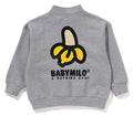 A BATHING APE BAPE KIDS BANANA RELAXED FIT ZIP PULLOVER