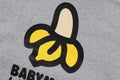 A BATHING APE BAPE KIDS BANANA RELAXED FIT ZIP PULLOVER