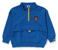 A BATHING APE BAPE KIDS BANANA RELAXED FIT ZIP PULLOVER