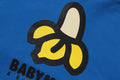 A BATHING APE BAPE KIDS BANANA RELAXED FIT ZIP PULLOVER