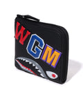 A BATHING APE SHARK MINI WALLET