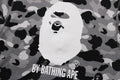 A BATHING APE Ladies' 1ST CAMO BY BATHING APE CREWNECK SWEAT SHIRT