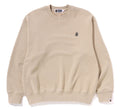 A BATHING APE ONE POINT RELAXED FIT CREWNECK SWEAT SHIRT