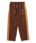 A BATHING APE COLLEGE MONOGRAM RELAXED FIT PANTS