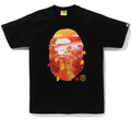 A BATHING APE JAPAN AUTUMN PHOTO APE HEAD TEE