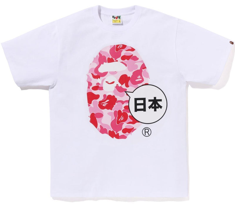 A BATHING APE JAPAN BIG APE HEAD CITY TEE