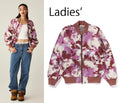 A BATHING APE Ladies' MAP CAMO BOMBER JACKET