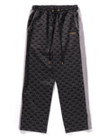 A BATHING APE COLLEGE MONOGRAM RELAXED FIT PANTS