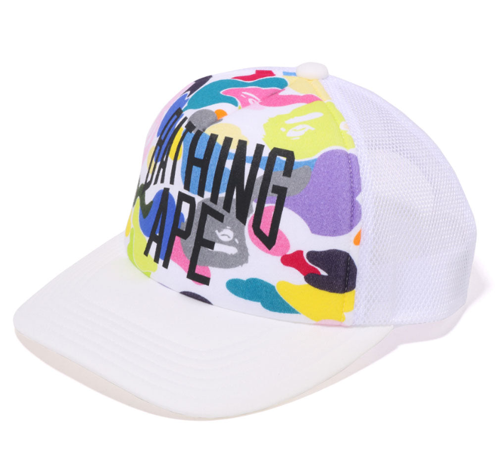 A BATHING APE MULTI CAMO NYC LOGO MESH CAP – happyjagabee store