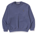 A BATHING APE ONE POINT RELAXED FIT CREWNECK SWEAT SHIRT