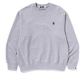 A BATHING APE ONE POINT RELAXED FIT CREWNECK SWEAT SHIRT