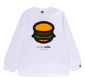 A BATHING APE BAPE KIDS BABY MILO HAMBURGER LS TEE