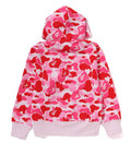 A BATHING APE Ladies' ABC CAMO ONE POINT PULLOVER HOODIE