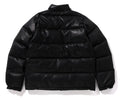 A BATHING APE LEATHER CLASSIC DOWN JACKET