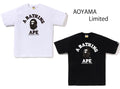 A BATHING APE JAPAN LIMITED COLLECTION BAPE STORE AOYAMA CAMO COLLEGE TEE