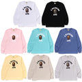 A BATHING APE COLLEGE L/S TEE