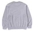 A BATHING APE ONE POINT RELAXED FIT CREWNECK SWEAT SHIRT